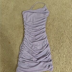 Lucy in the Sky Lavender Ruched Women Dress